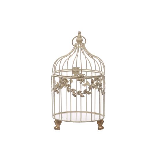 14.5" White Metal Tabletop Birdcage by Ashland® 